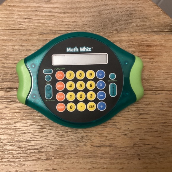 Math Whiz Electronic Handheld Game Tested and Working GUC TRAVEL ROAD TRIP FUN - Picture 1 of 8